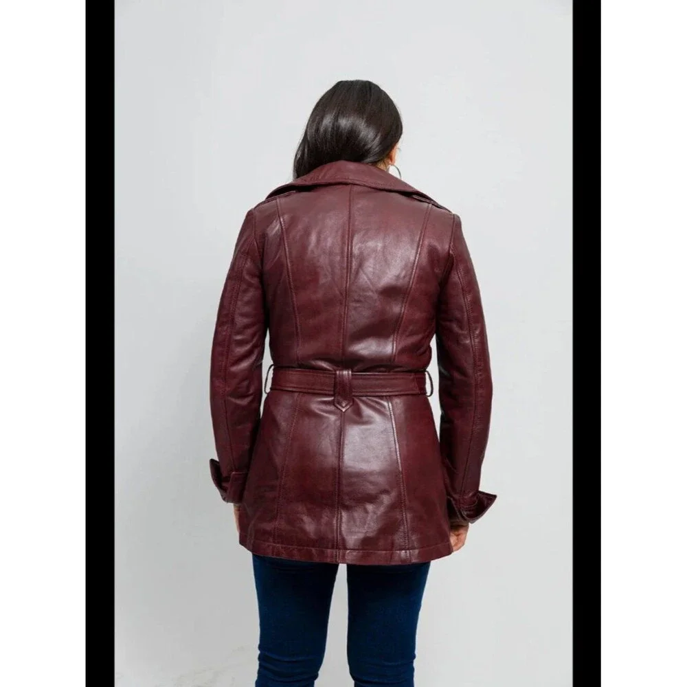 Bryant Breeze Leather Trench Coat